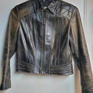 Harley Davidson Distressed Leather Jacket